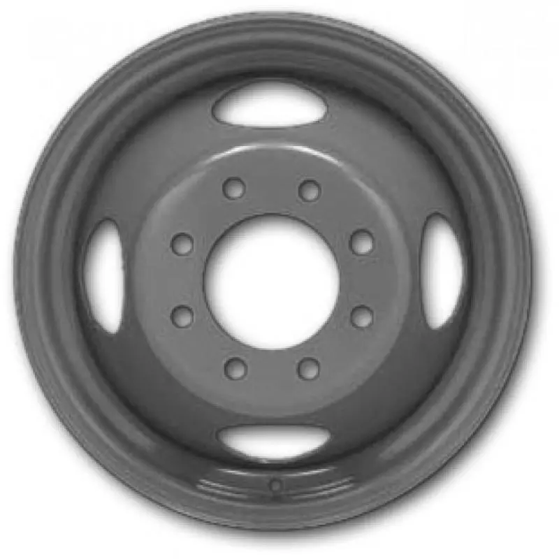 16X6 Accuride 8X6.5" Bolt Circle 4.56" Center Bore Grey Steel 1