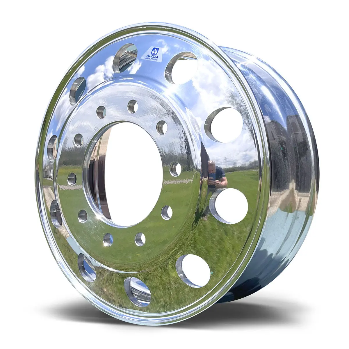 24.5 X 8.25 Alcoa 10X285mm Hub Pilot High Polished Both Sides 1