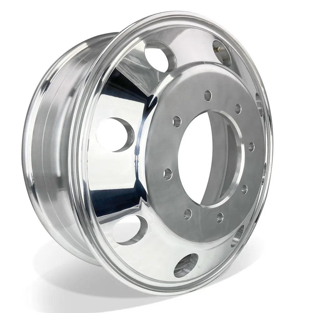 19.5X6.00 Northstar 8X225mm Hub Pilot Mirror Polished Both Sides (Ford F450/F550 1998-2004) 1