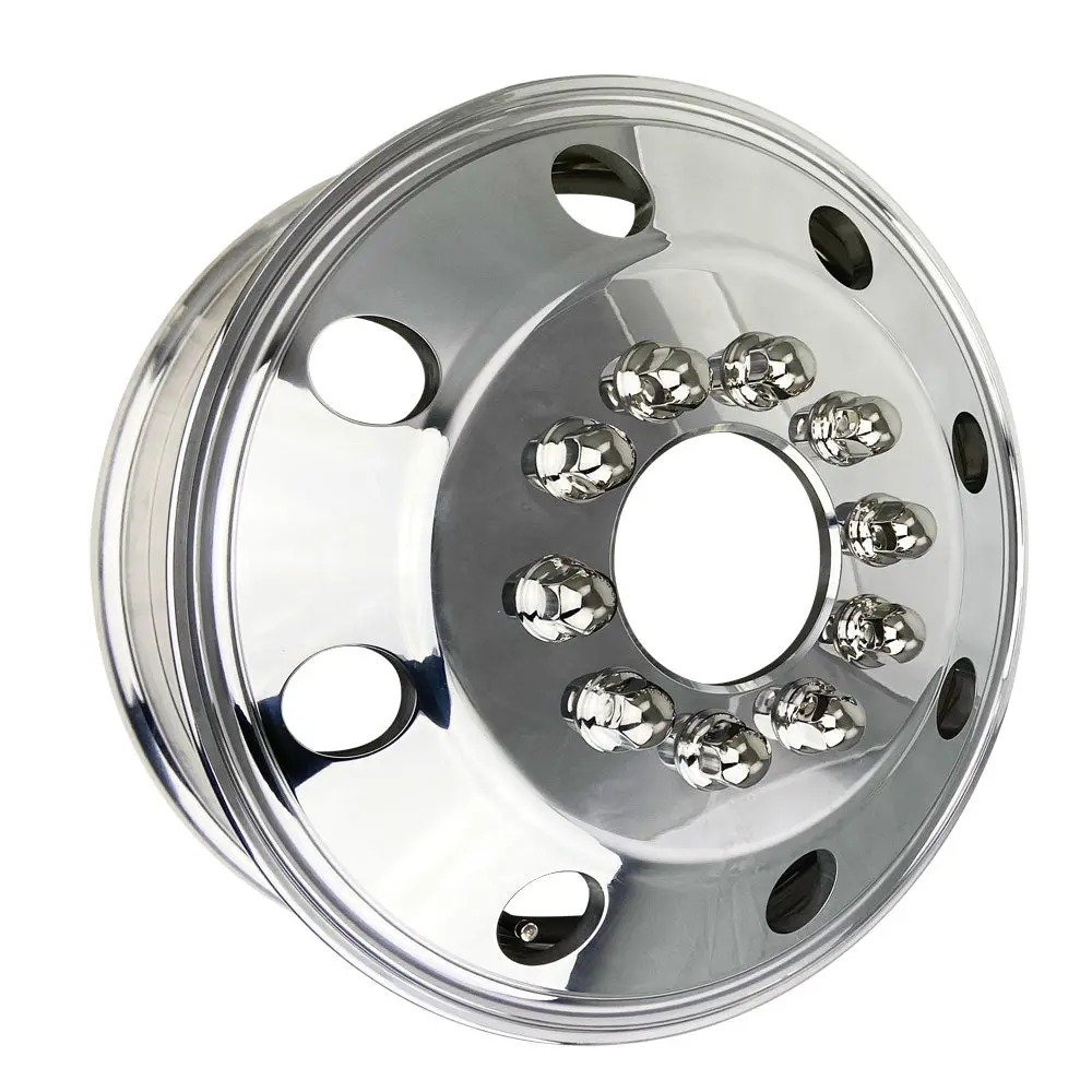 19.5X6.00 Northstar 10X7.25" Hub Pilot Mirror Polished Both Sides (Chevy/Gmc 3500Hd 1996-2005) 1