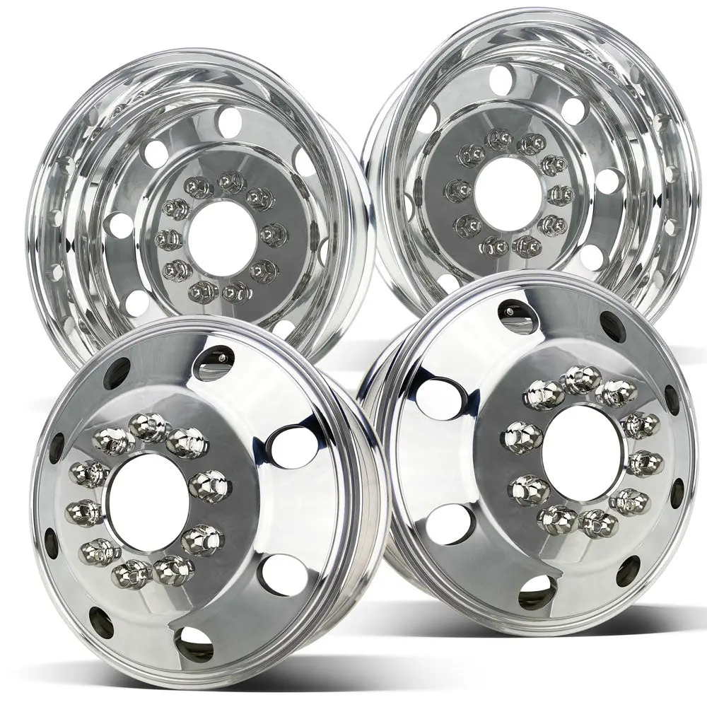 19.5X6.00 Northstar 10X7.25" Hub Pilot Mirror Polished Both Sides Kit (Chevy/Gmc 3500Hd 1996-2005) 1