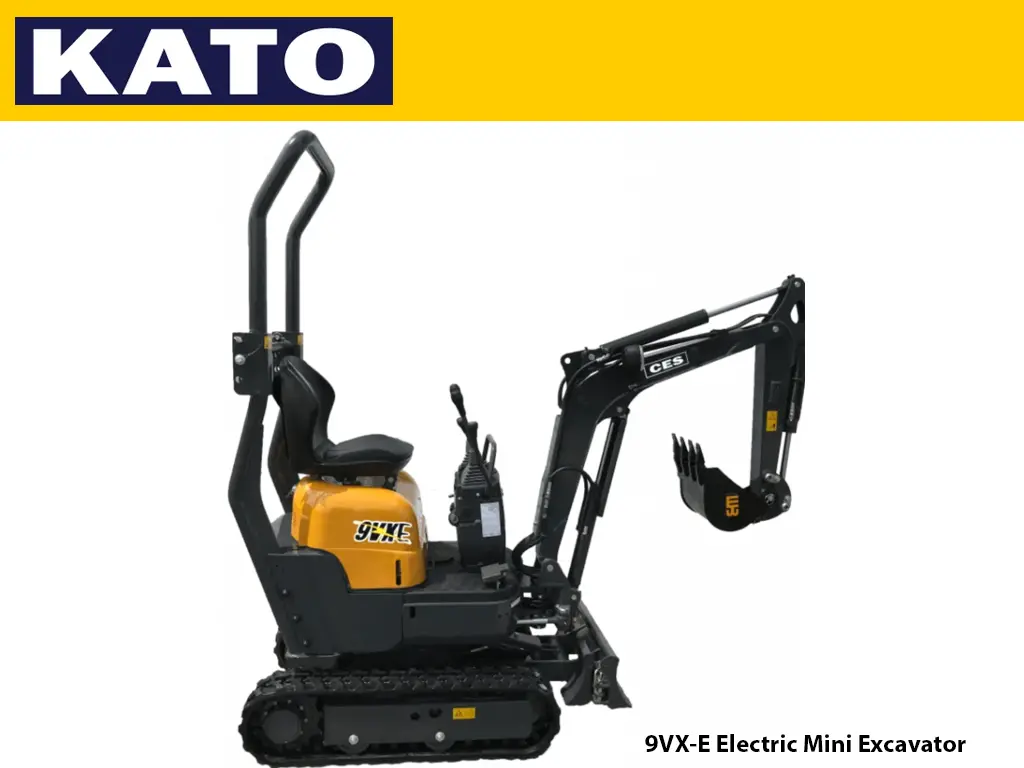 Kato 9Vx-E Electric Mini Excavator 1