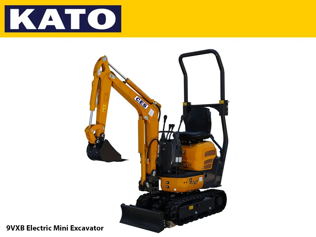 Kato 9Vx-B Battery Electric Mini Excavator 1