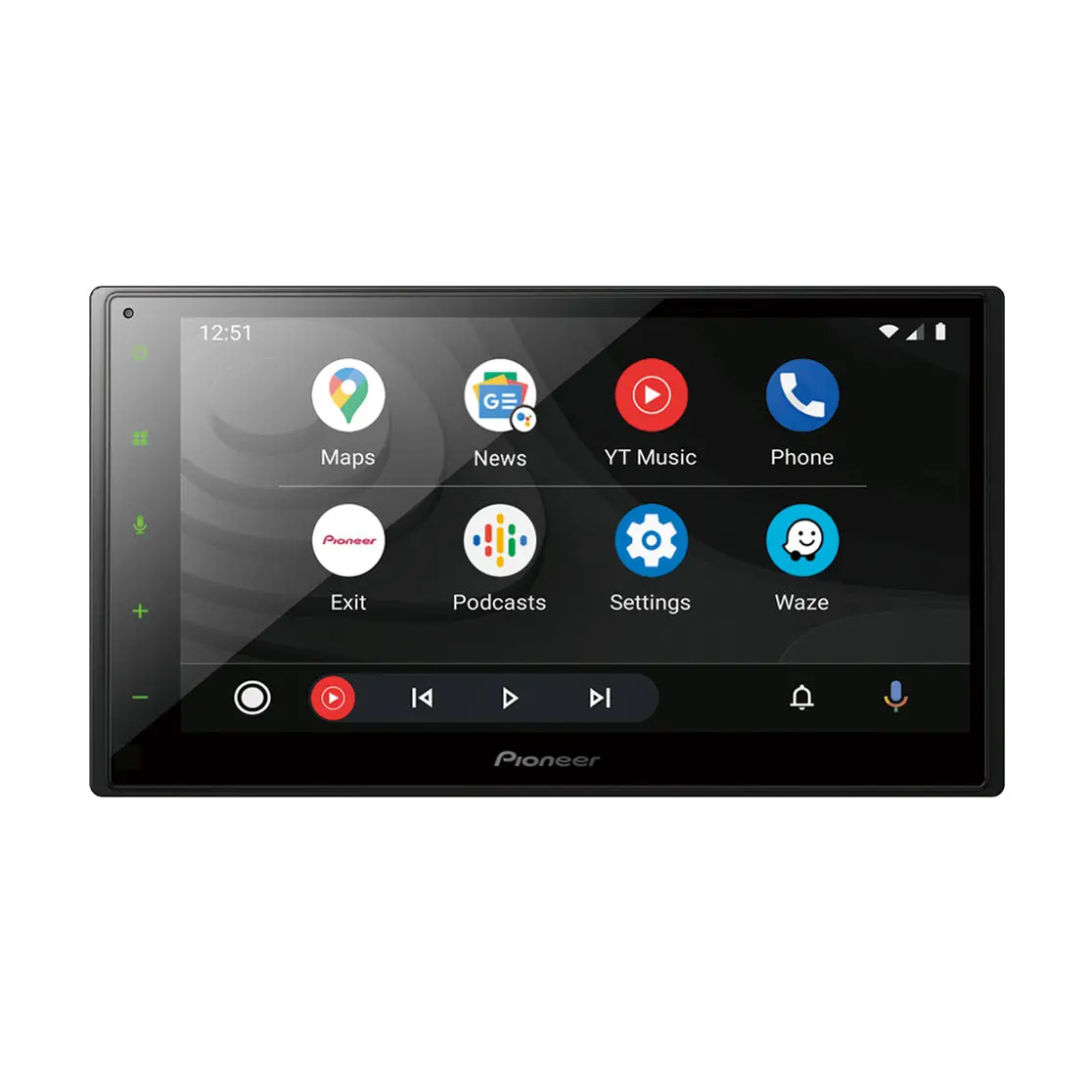 Pioneer 2Din Dmh-A5450bt 6.8" Av Receiver With Usb & Bluetooth, Apple Carplay/Android Auto & Wireless Mirroring For Android 1