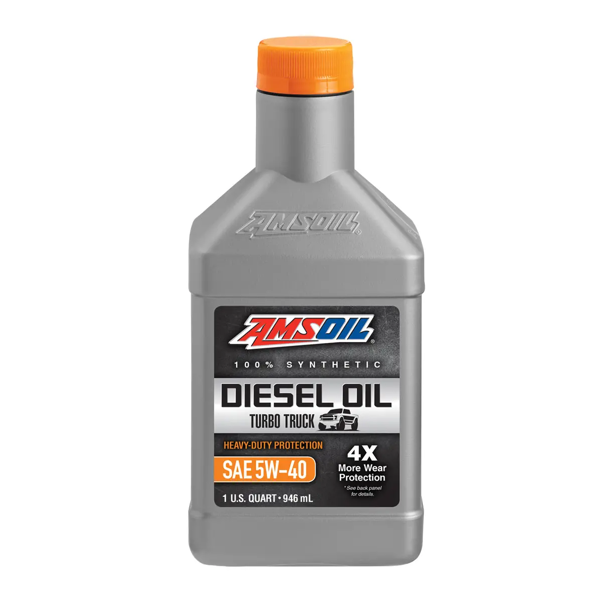 Amsoil 100% Synthetic Diesel Oil Heavy Duty Turbo Truck 5W40 1 Quart 1