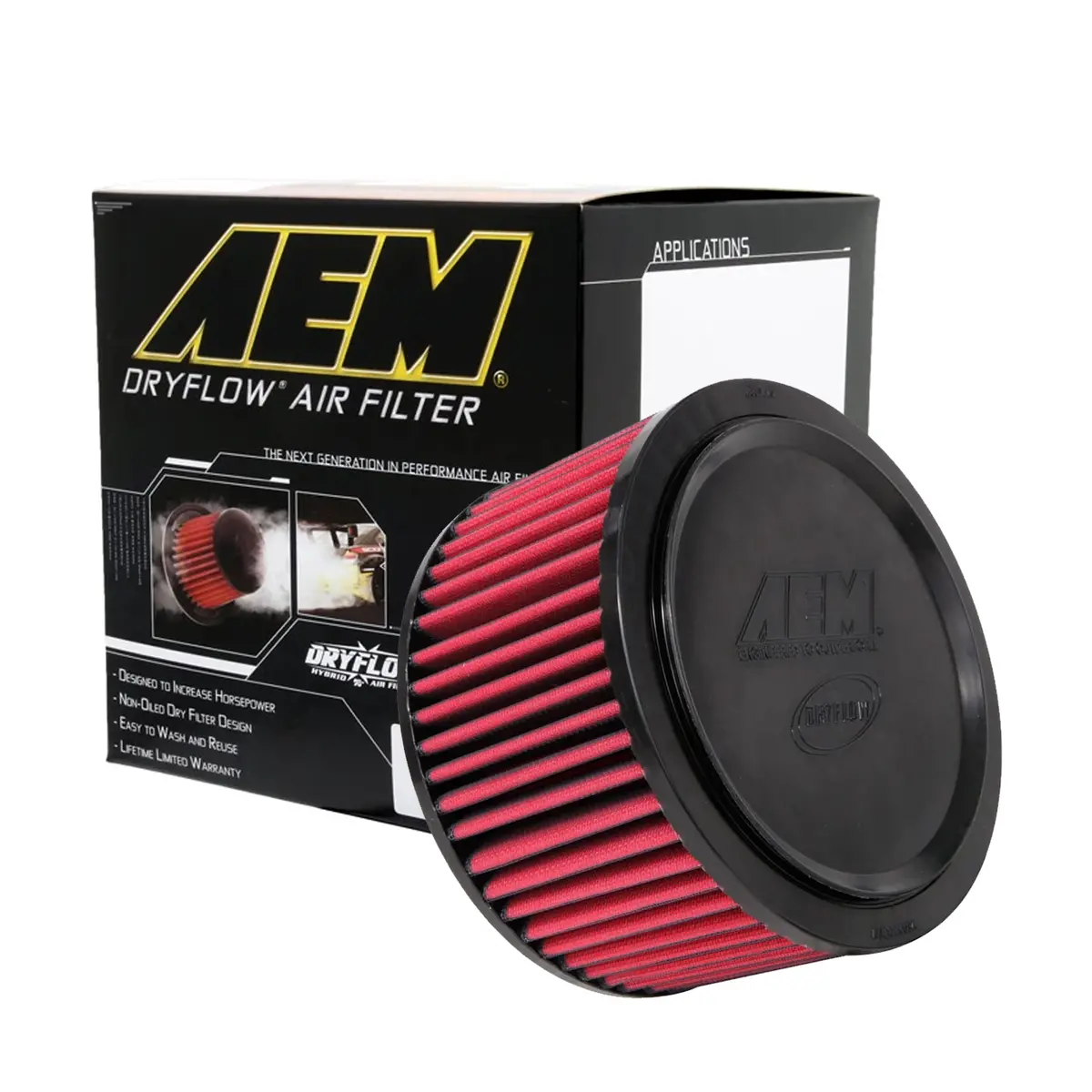 Aem Air Filter Cone Type Washable Ae-06062 1