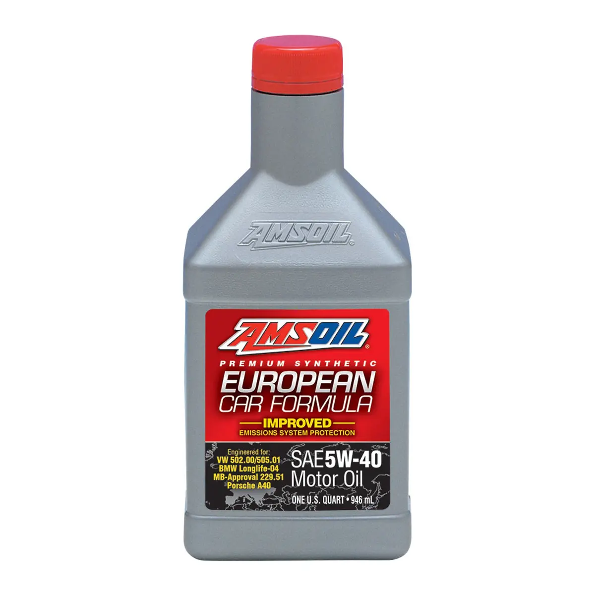 Amsoil 100% Synthetic Oil European Car Improved Formula 5W40 1 Quart 1