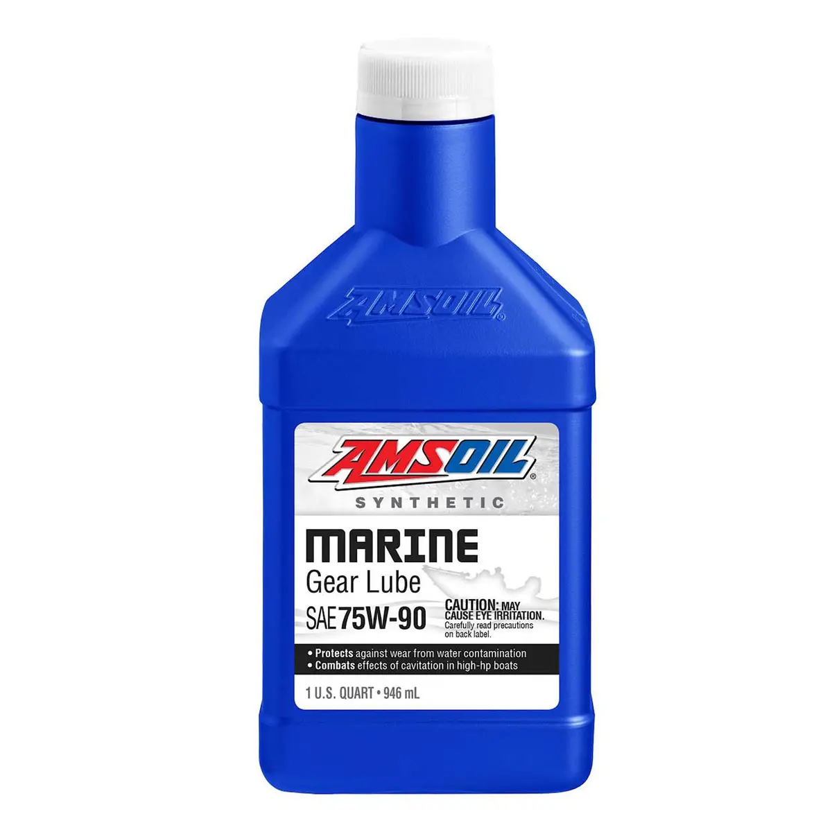 Amsoil 100% Synthetic Marine Gear Lube 75W90 1 Quart 1