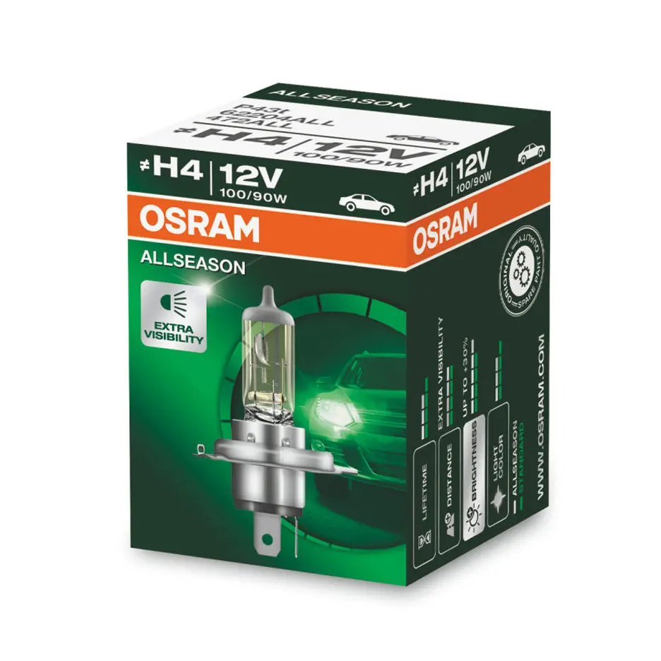 Osram All Season H4 100/90W 12V 1Pc 1