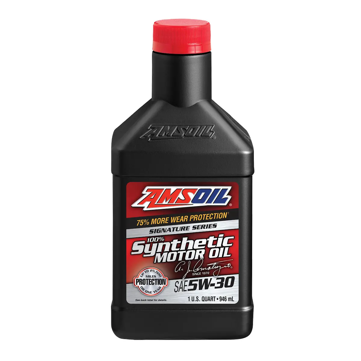 Amsoil 100% Synthetic Gasoline Oil Signature Series 5W30 1 Quart 1