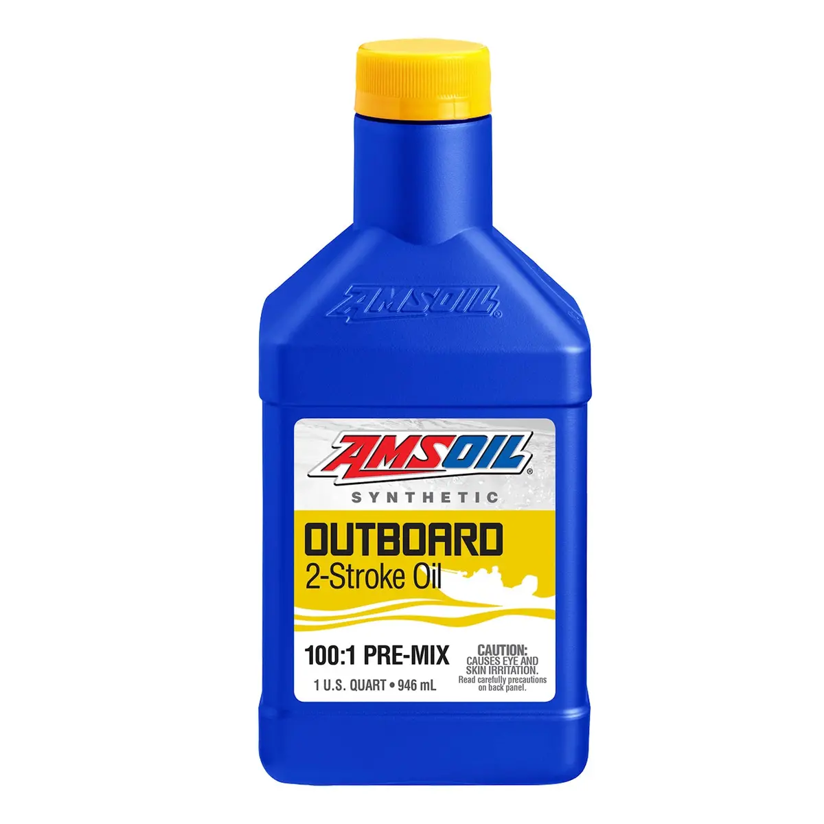 Amsoil 100% Synthetic 2-Stroke Outboard Oil 100:1 Pre-Mix 1 Quart 1