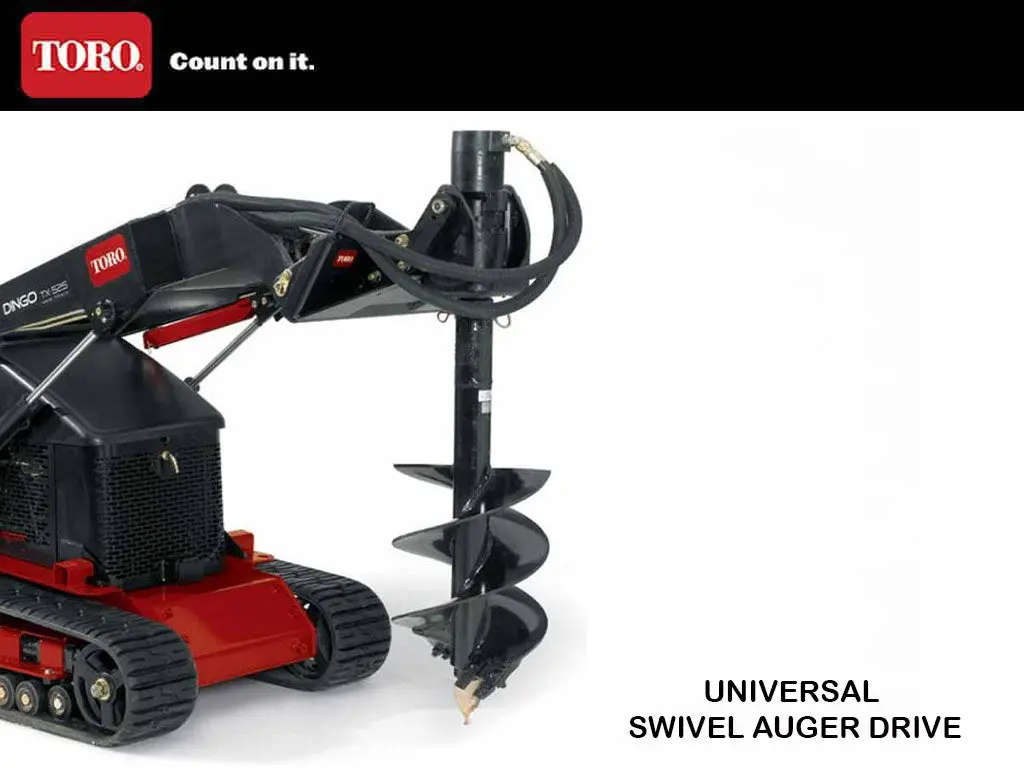 Toro Dingo Swivel Auger For Mini Loader 1