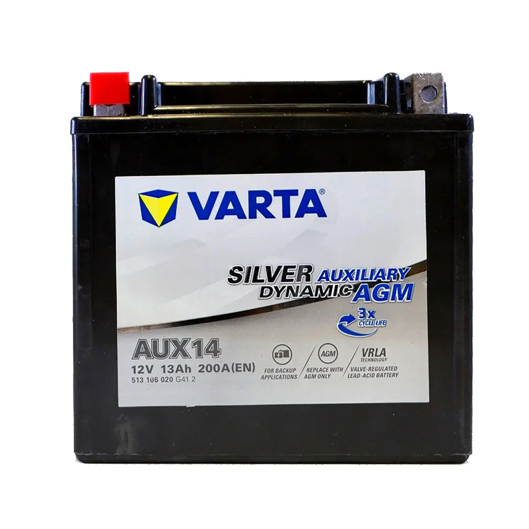 Varta Battery Silver Agm Auxiliary Aux14 1
