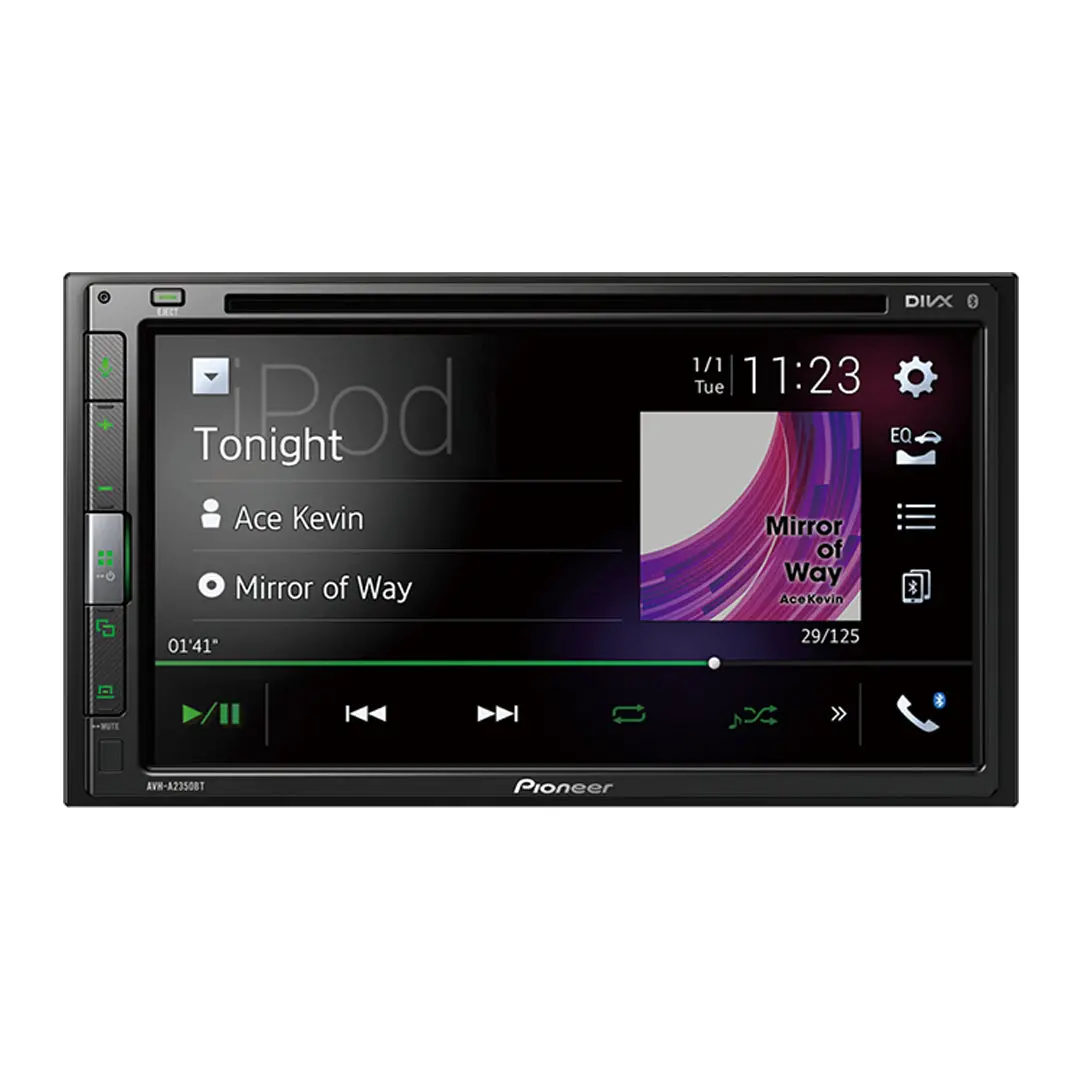 Pioneer 2Din Avh-A2350bt 6.2" Av Receiver With Dvd, Usb, Bluetooth, Spotify & Weblink 1