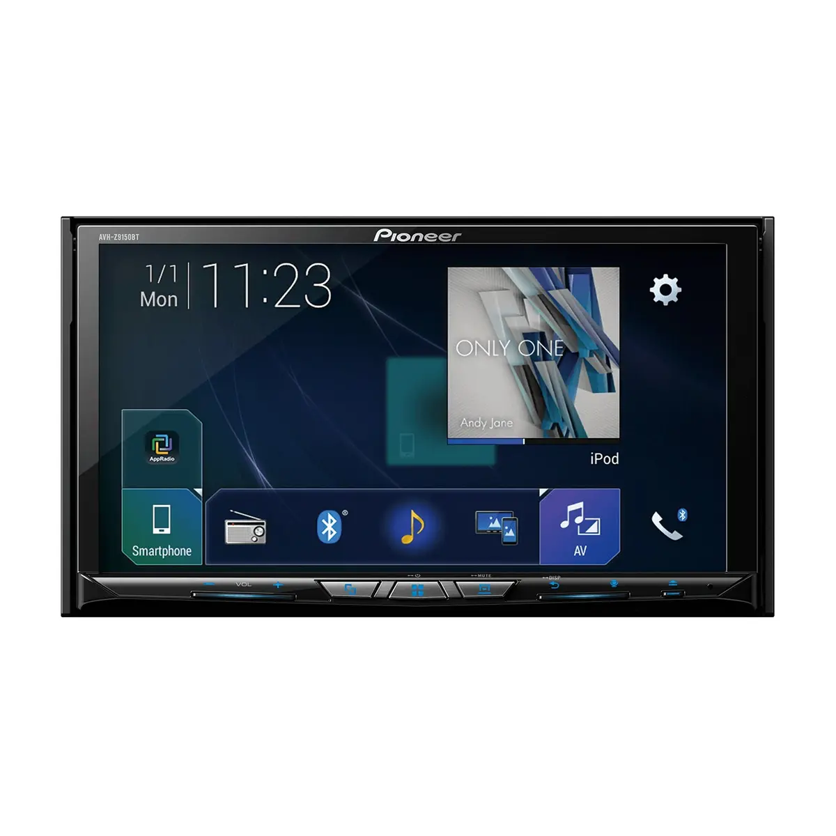 Pioneer 2Din Avh-Z9150bt 7" Av Receiver With Apple Carplay, Android Auto, Bluetooth & Arm+ 1