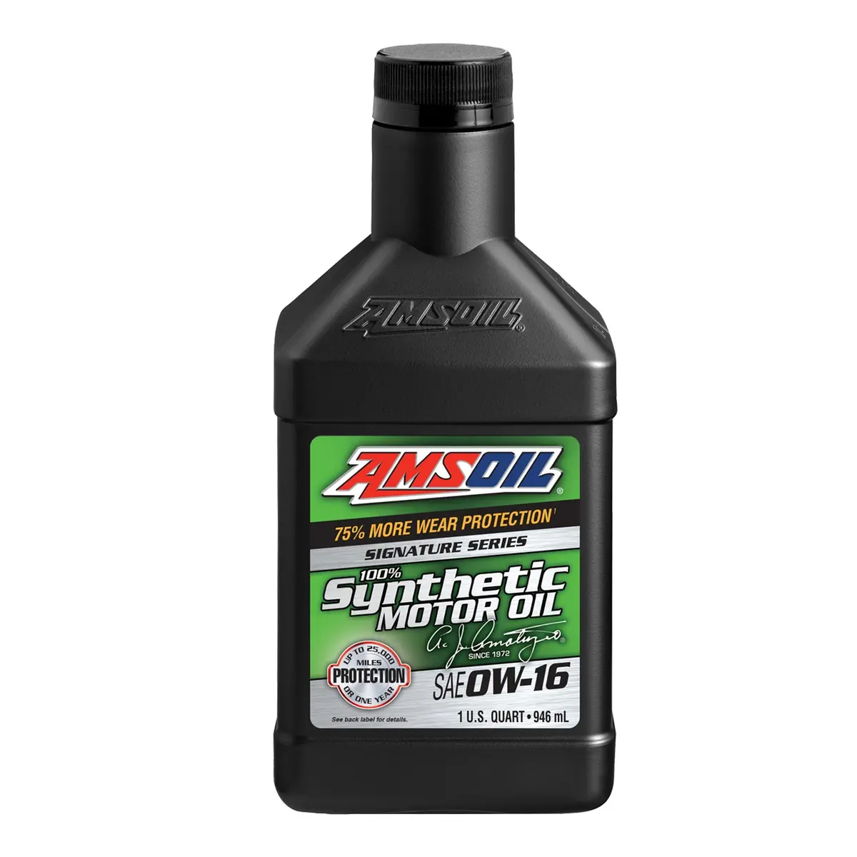 Amsoil 100% Synthetic Gasoline Oil Signature Series 0W16 1 Quart 1