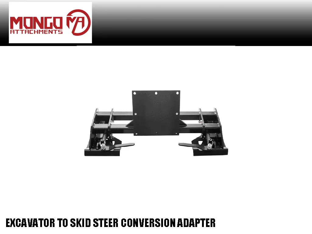 Mongo Excavator To Skid Steer Conversion Adapter Plate For Excavators 1