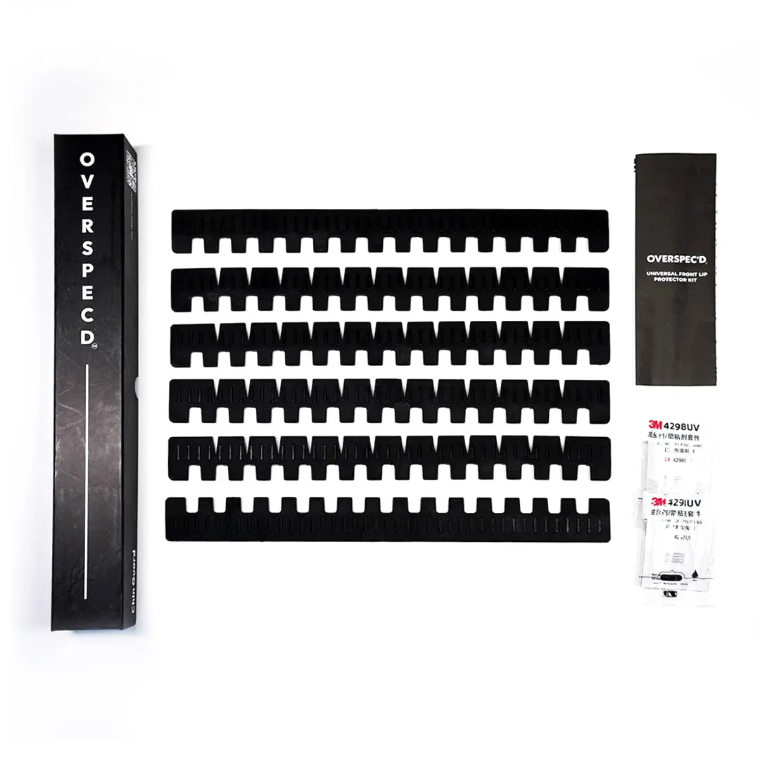 Overspec'd Chin Guard Universal Front Lip Protector Kit 1