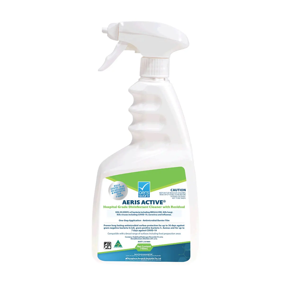 Aeris Active Hospital Grade Disinfection Cleaner 750Ml 1