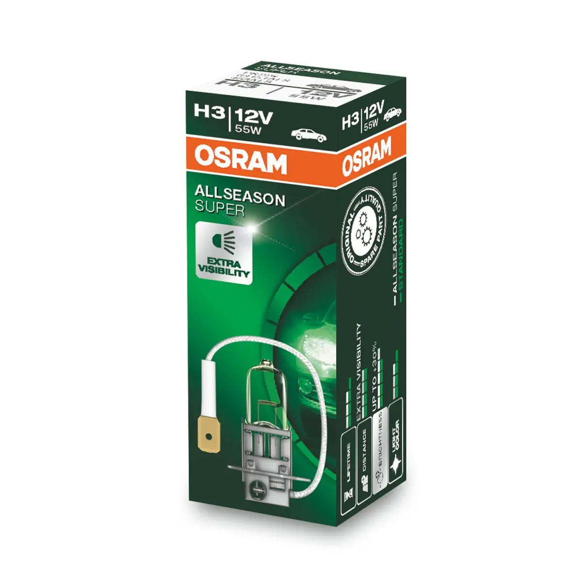 Osram All Season H3 55W 12V 1Pc. 1
