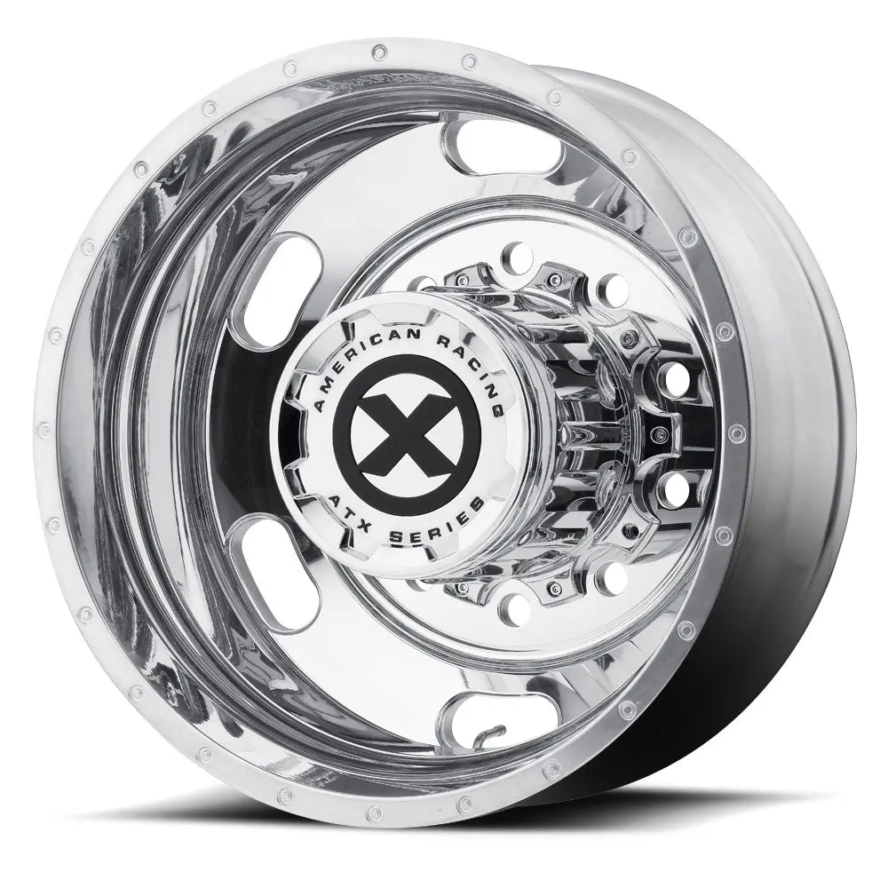 22.5X8.25 Atx 10X285mm Hub Pilot Polished "Indy" Rear 1