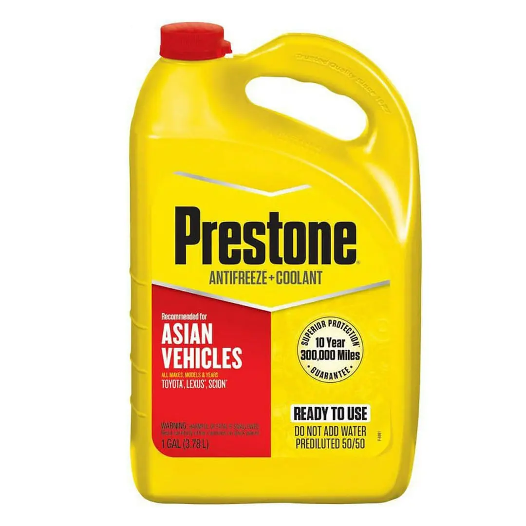 Prestone Asian Coolant Ready To Use Red 3.8 Liters 1