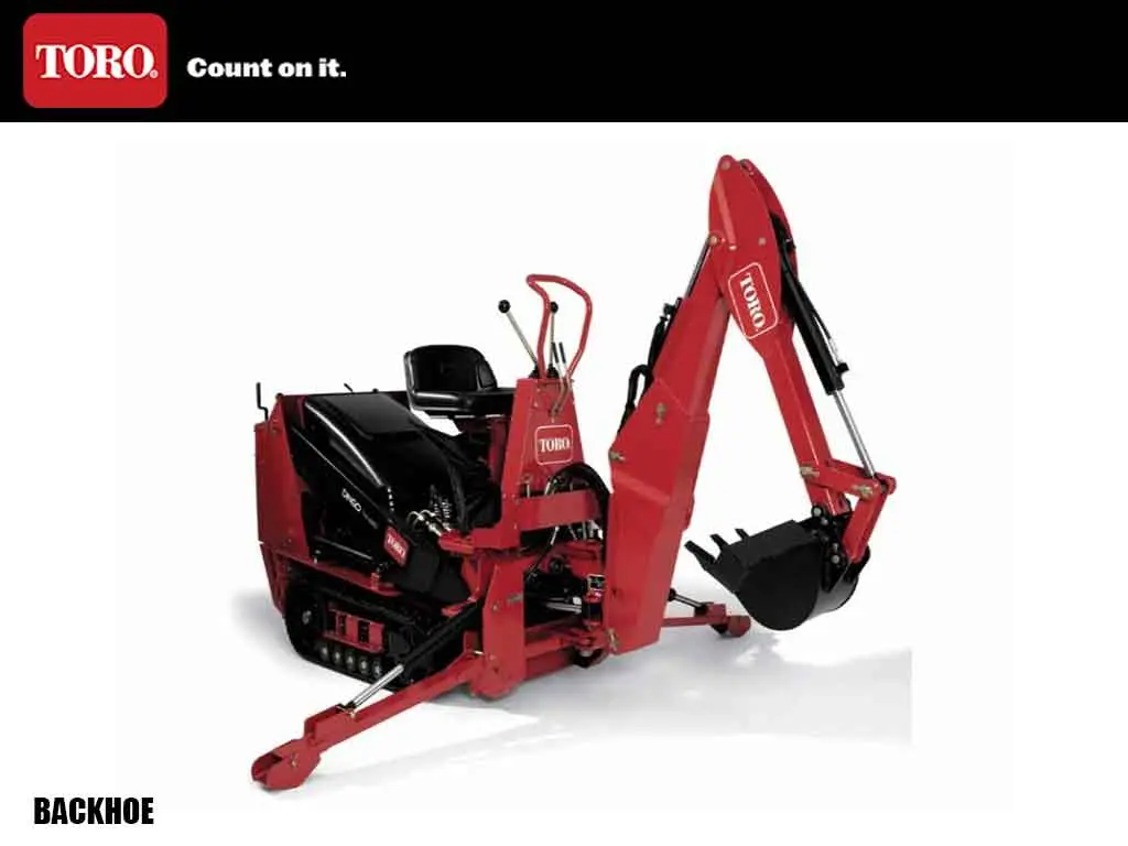 Toro Dingo Backhoe With Fit Up Kit For Mini Loader 1