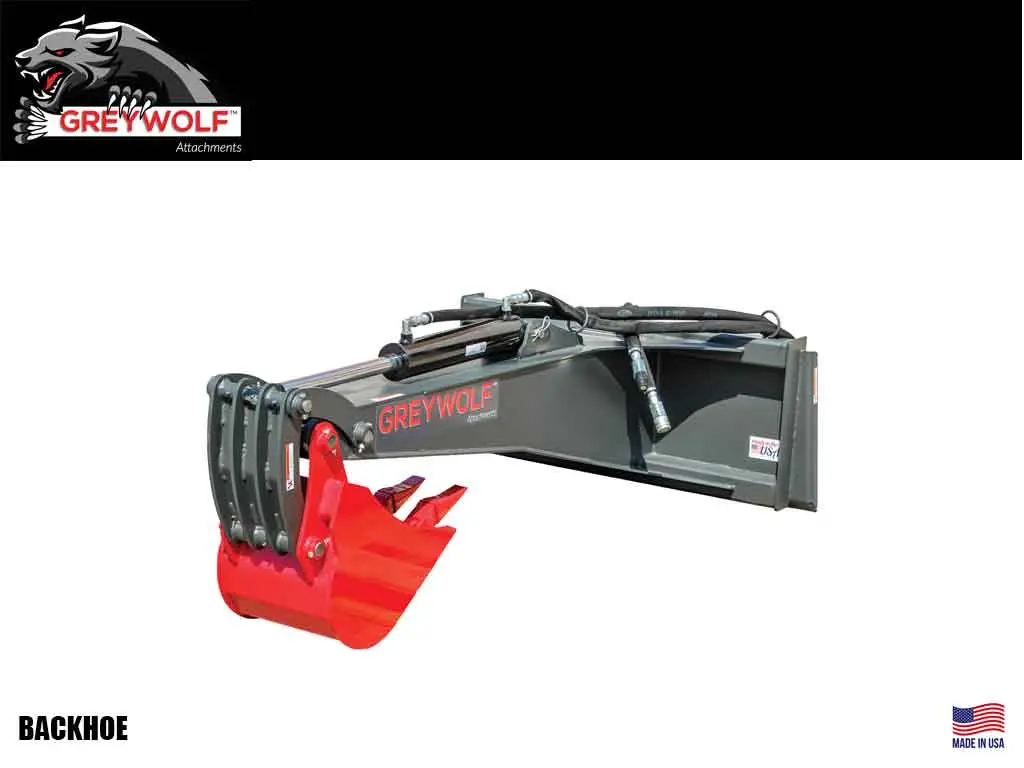 Greywolf Backhoe For Skid Steer 1