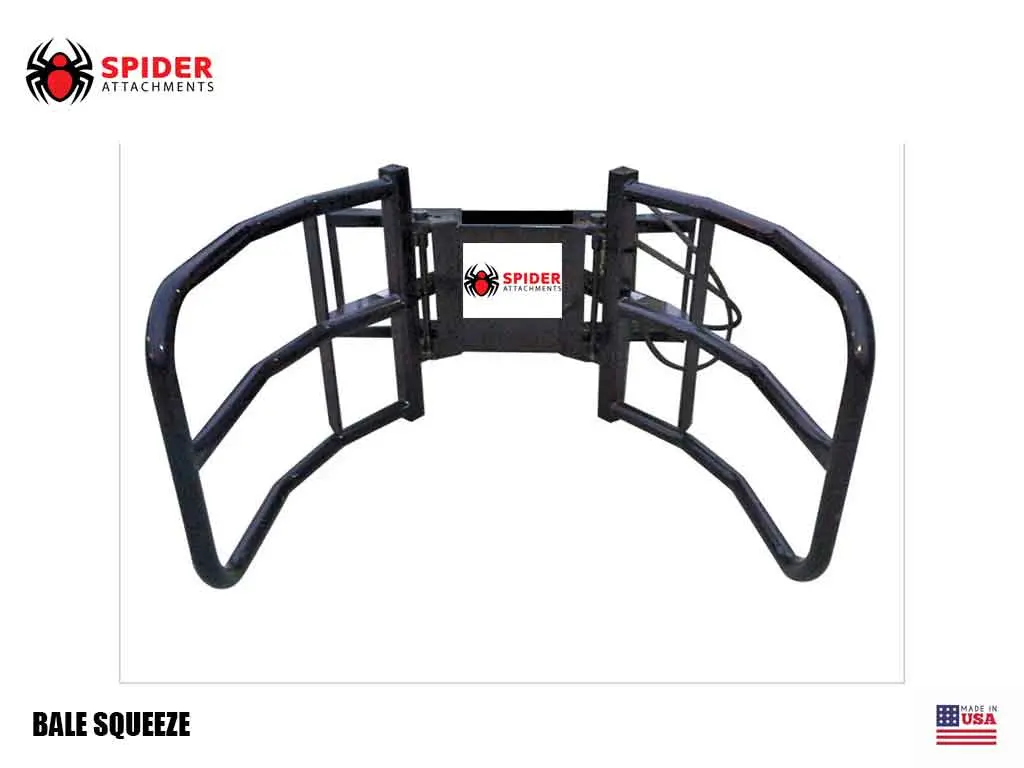 Spider Bale Squeeze For Skid Steer Loader 1