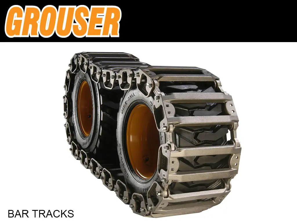 Grouser Bar Tracks For Skid Steer Loaders 1