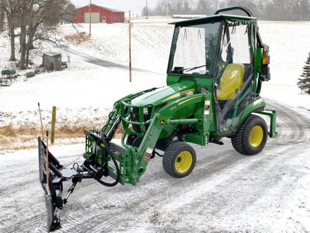 Curtis Enclosed Base Cab For John Deere 1023E / 1025R Tractor 1