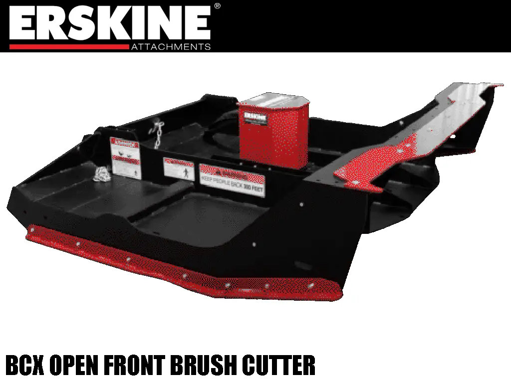 Erskine Bcx Open Front Brush Cutter For Skid Steer 1