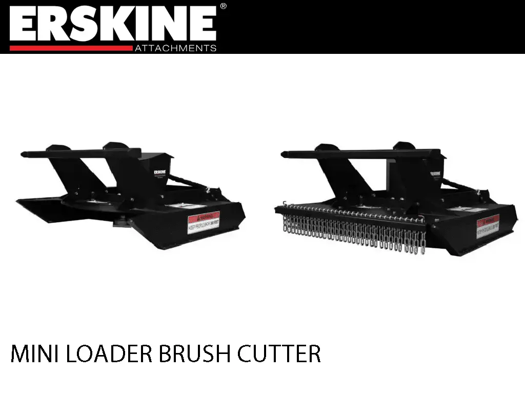 Erskine Brush Cutter For Mini Loader 1