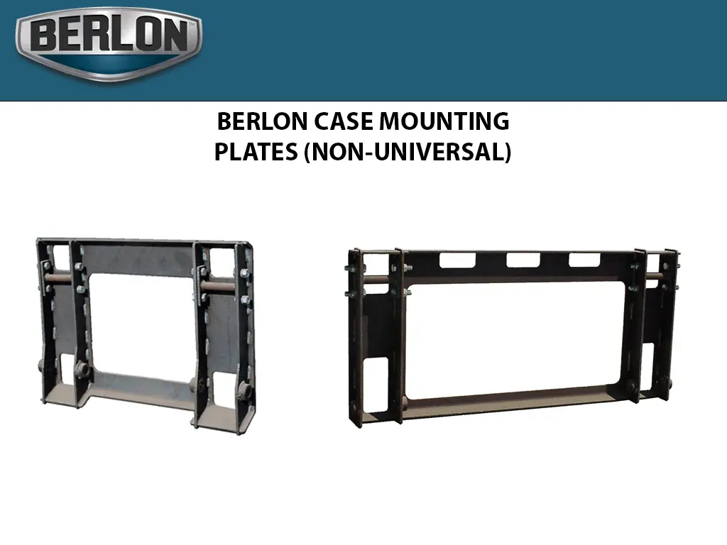 Berlon Mounting Plates For Case Skid Steer Loaders 1