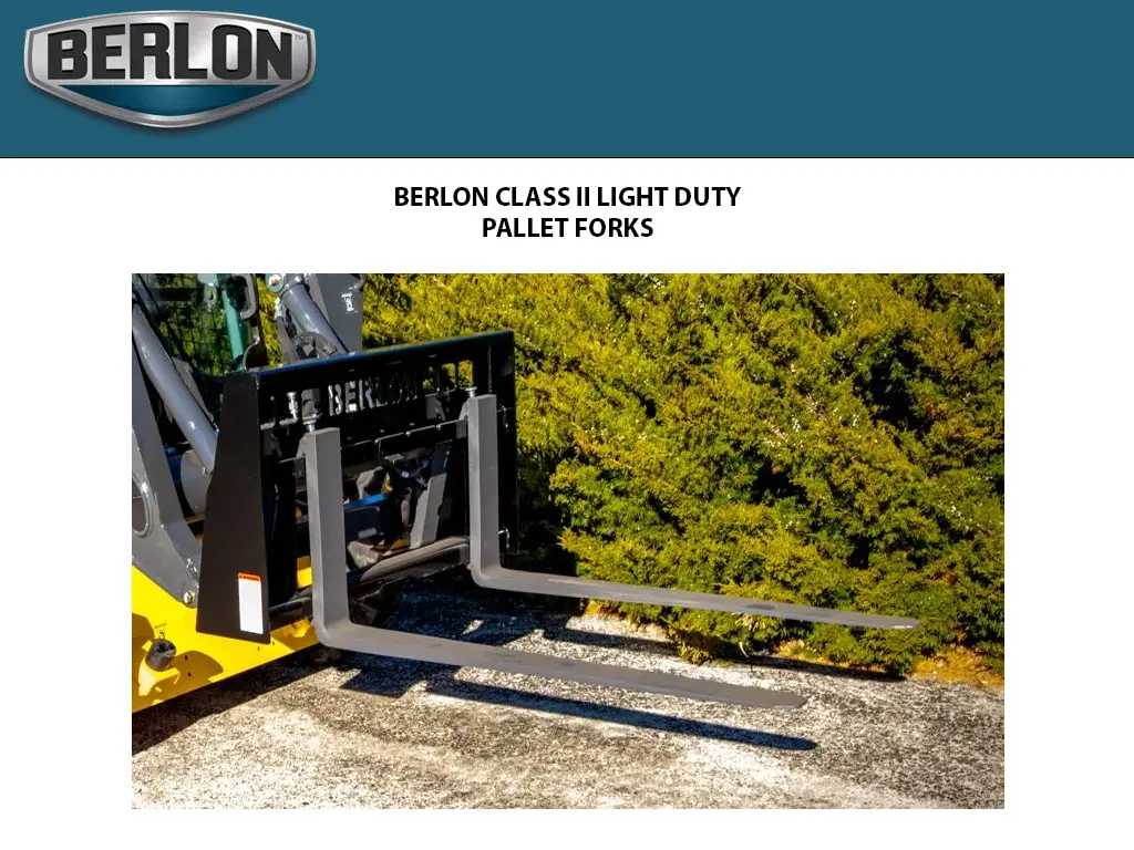 Berlon Class Ii Light Duty Pallet Forks 1