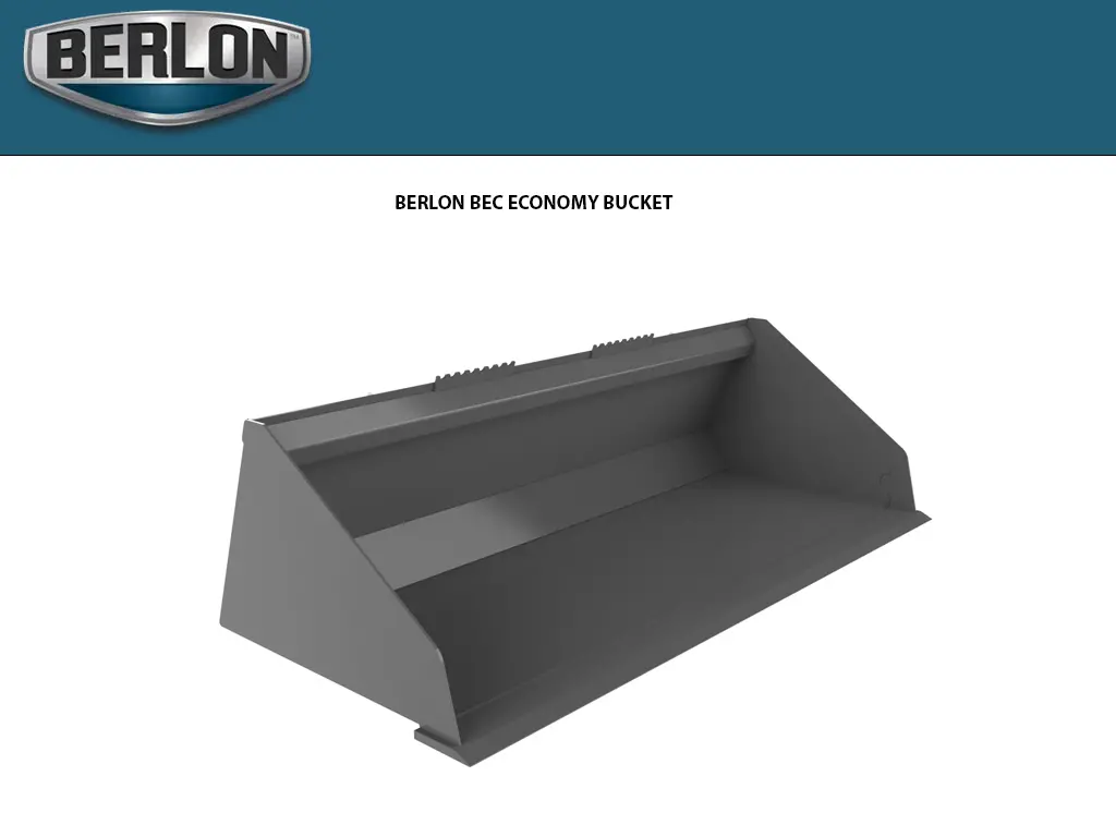 Berlon Bec Economy Bucket For Skid Steers 1