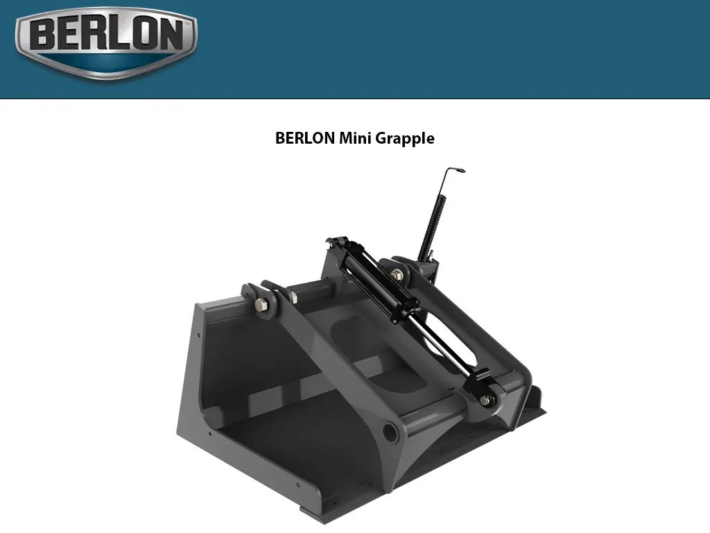 Berlon Mini Grapple Bucket For Mini Loaders 1