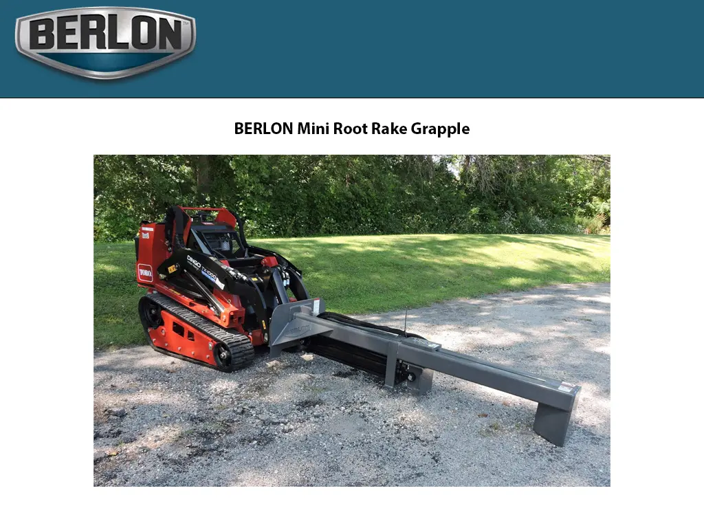 Berlon Mini Log Splitter For Mini Loader 1