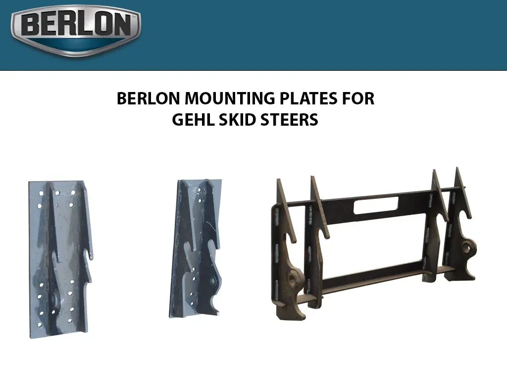 Berlon Mounting Plates For Gehl Skid Steer Loaders 1