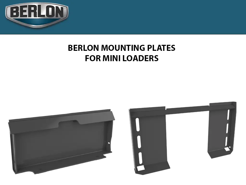 Berlon Mounting Plates For Mini Loaders 1