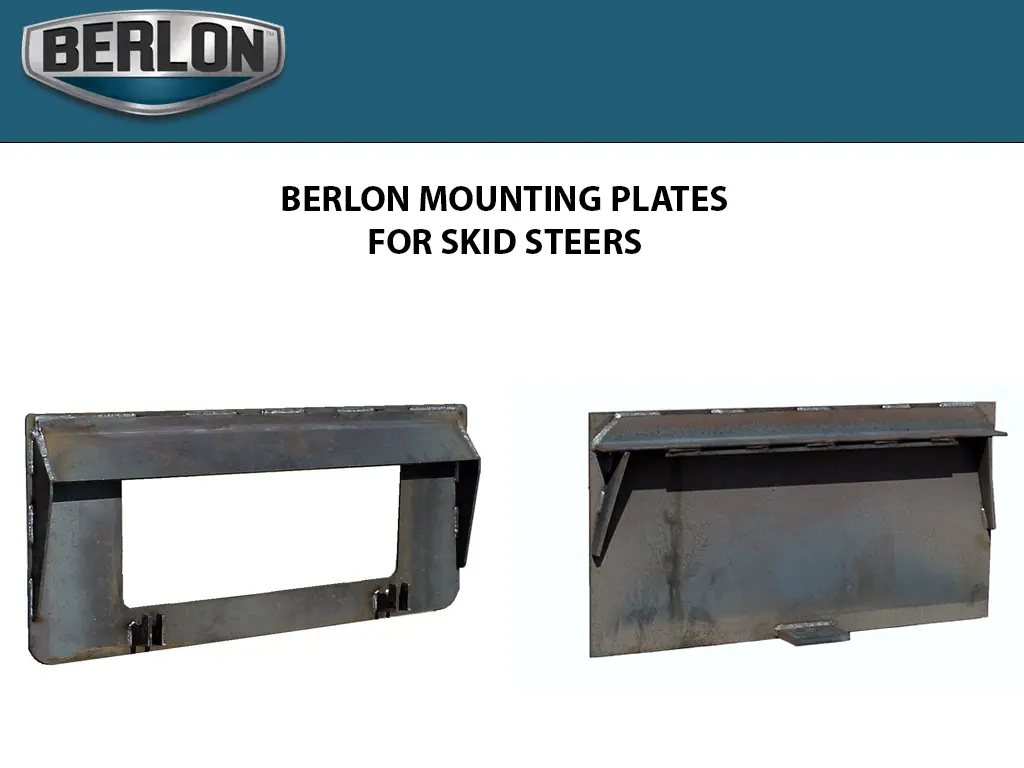 Berlon Mounting Plates For Skid Steer Loaders 1