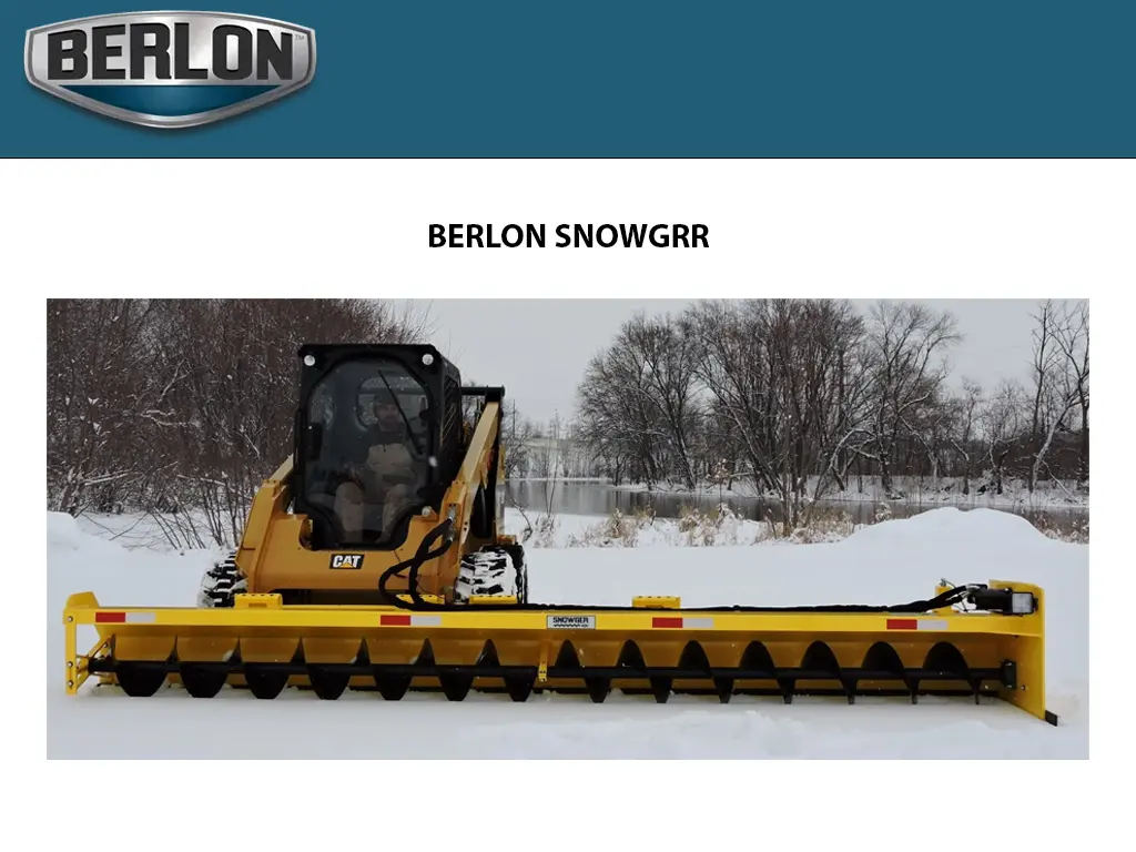 Berlon Snowgrr Snow Removal Attachment 1