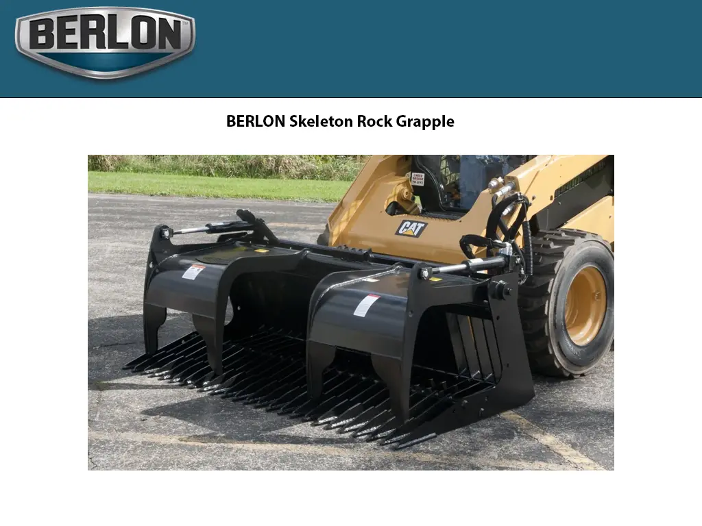 Berlon Skeleton Rock Grapple For Skid Steers 1