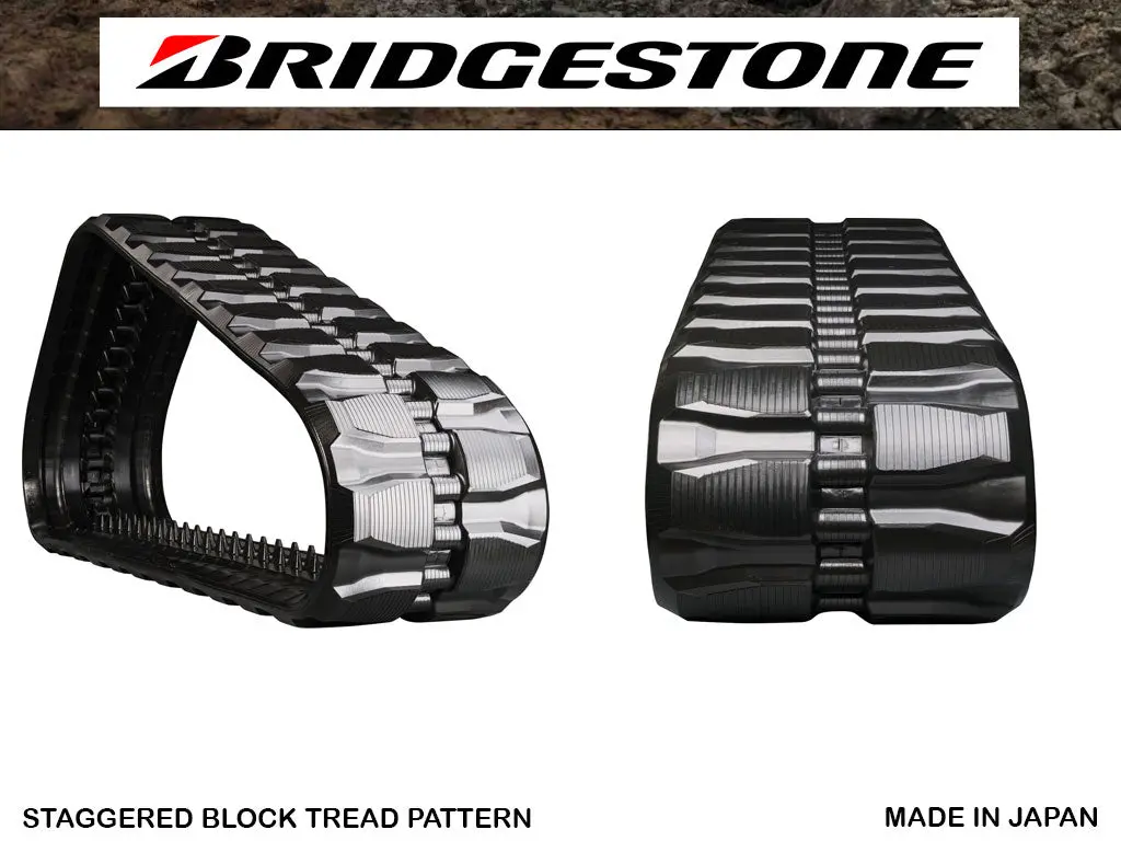Bridgestone Rubber Tracks 450X58x86kf Block Tread 1