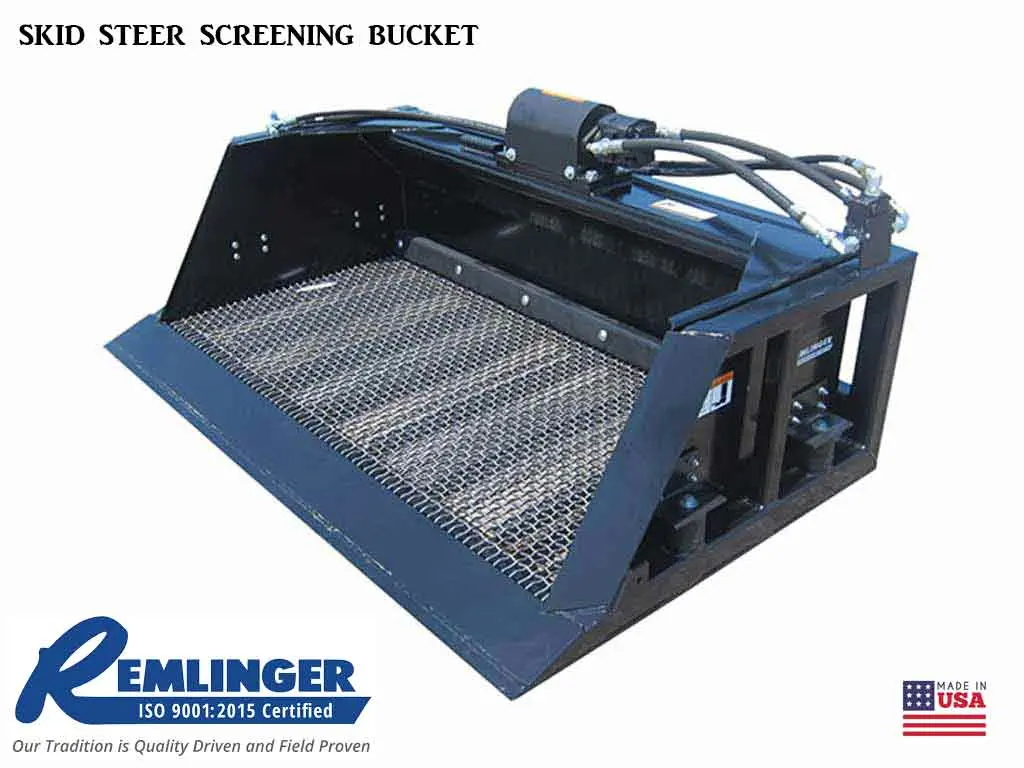 Remlinger Series 700 Skid Steer Screening Bucket 1