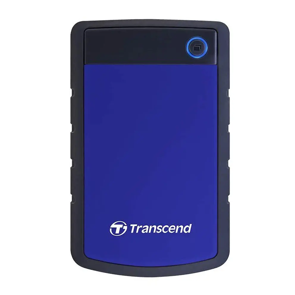 Transcend External Hdd Shockproof Usb3.1 4Tb Navy Blue 1