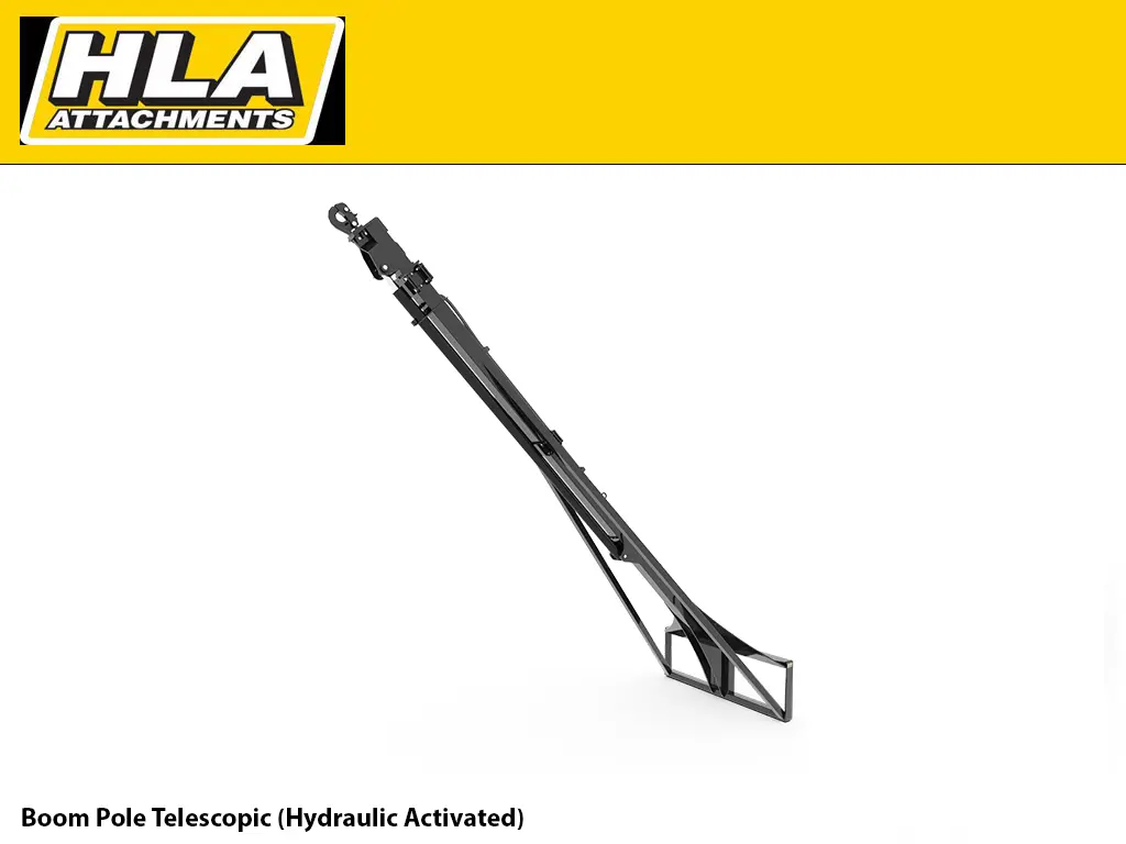 Hla Boom Pole Telescopic (Hydraulic Activated) For Skid Steer 1