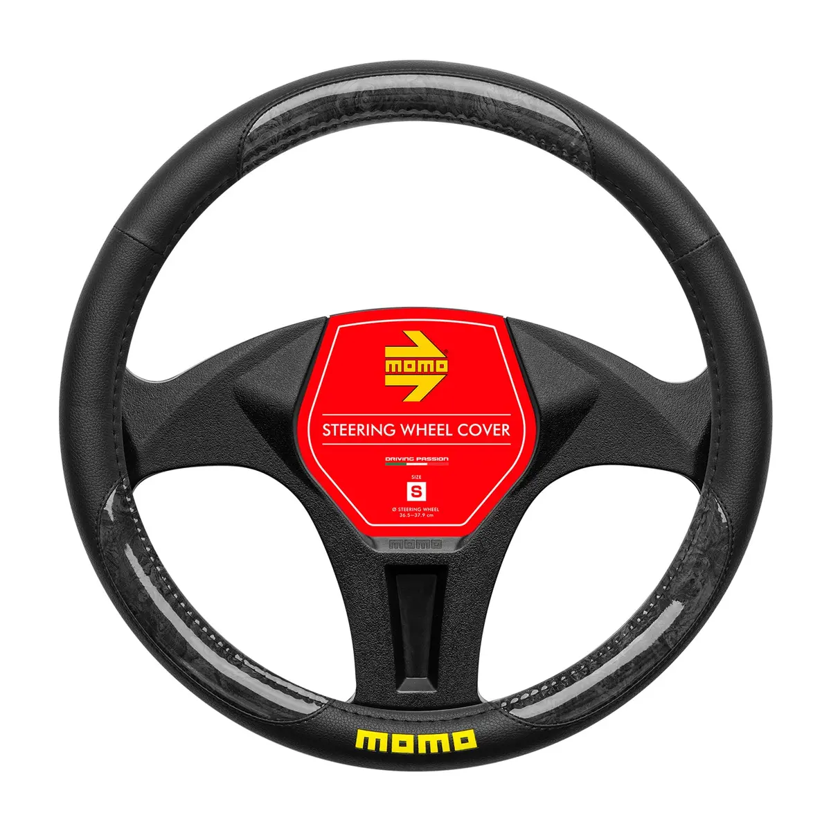 Momo Steering Cover Briar Black 1