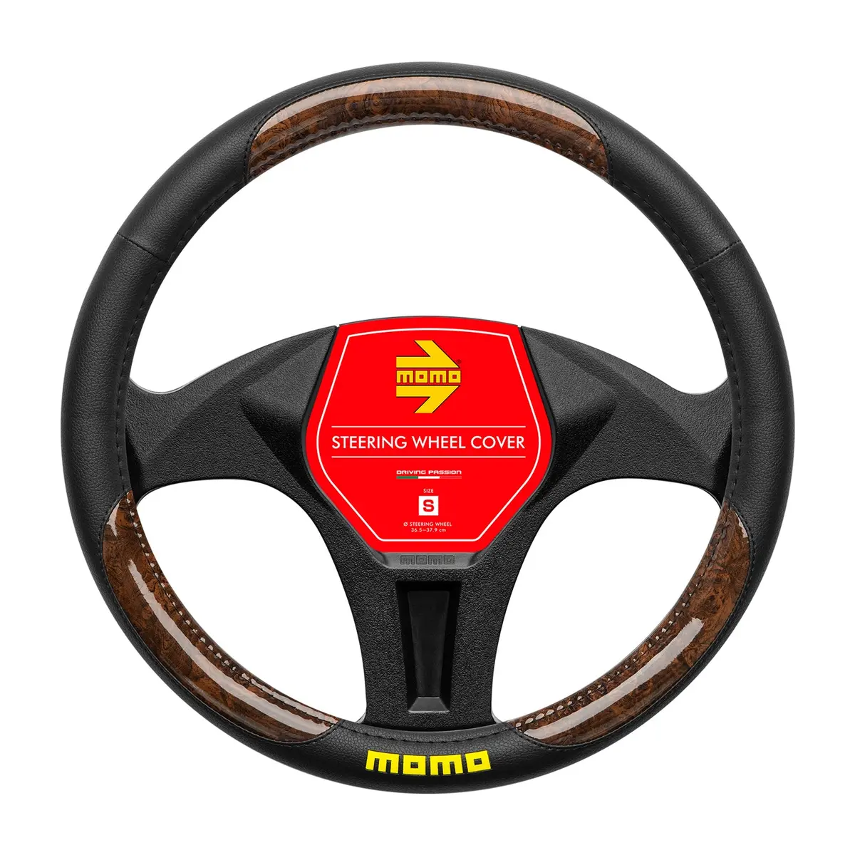 Momo Steering Cover Briar Black/Brown 1