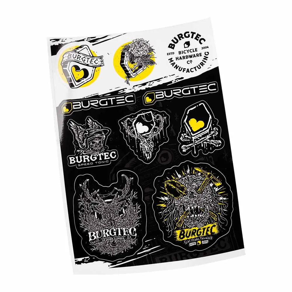 Burgtec Sticker Sheet 1